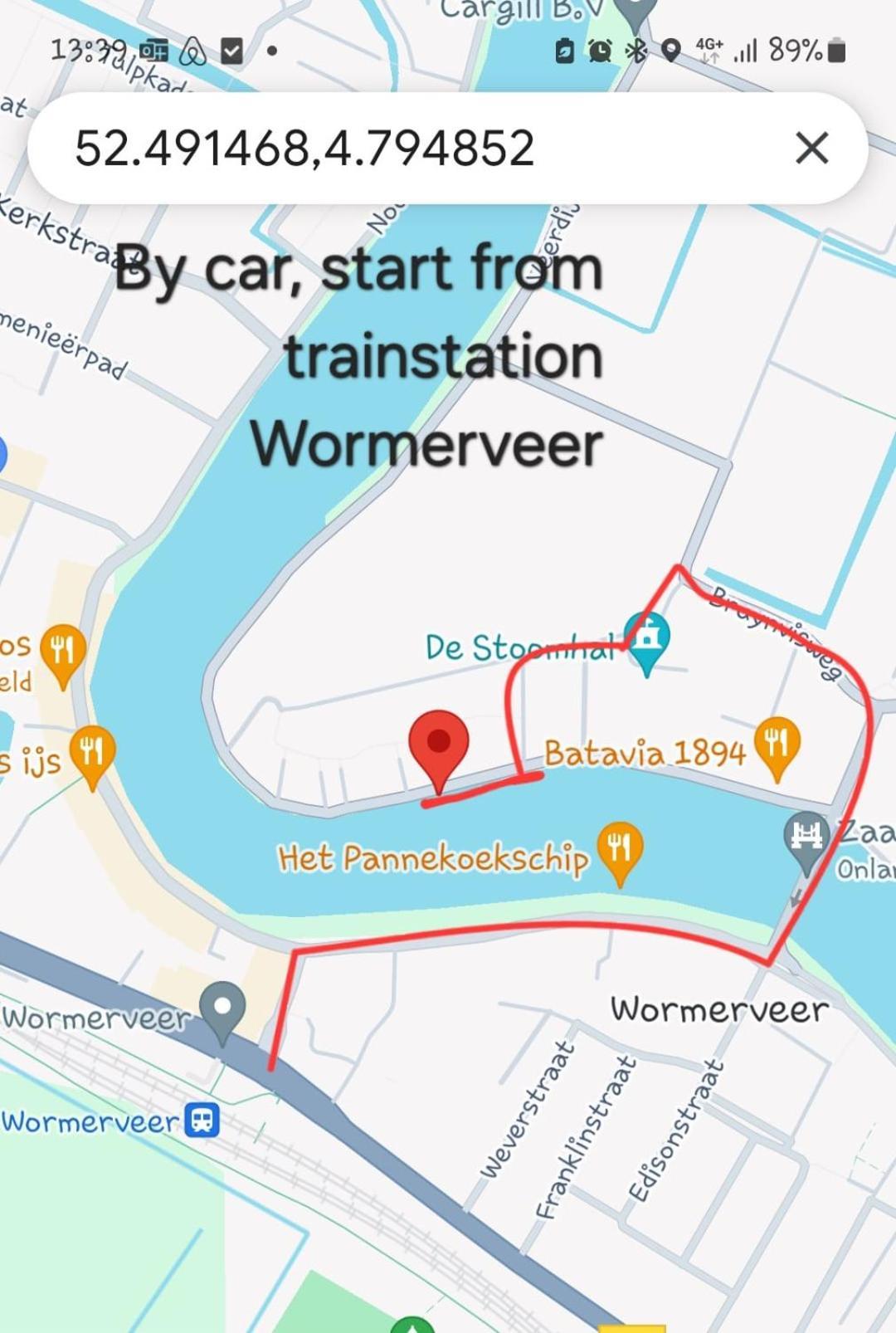 B&B Teddy "Prachtig Authentiek Woonschip Uit 1912, 15 Minuten Van Amsterdam" Wormer Zewnętrze zdjęcie